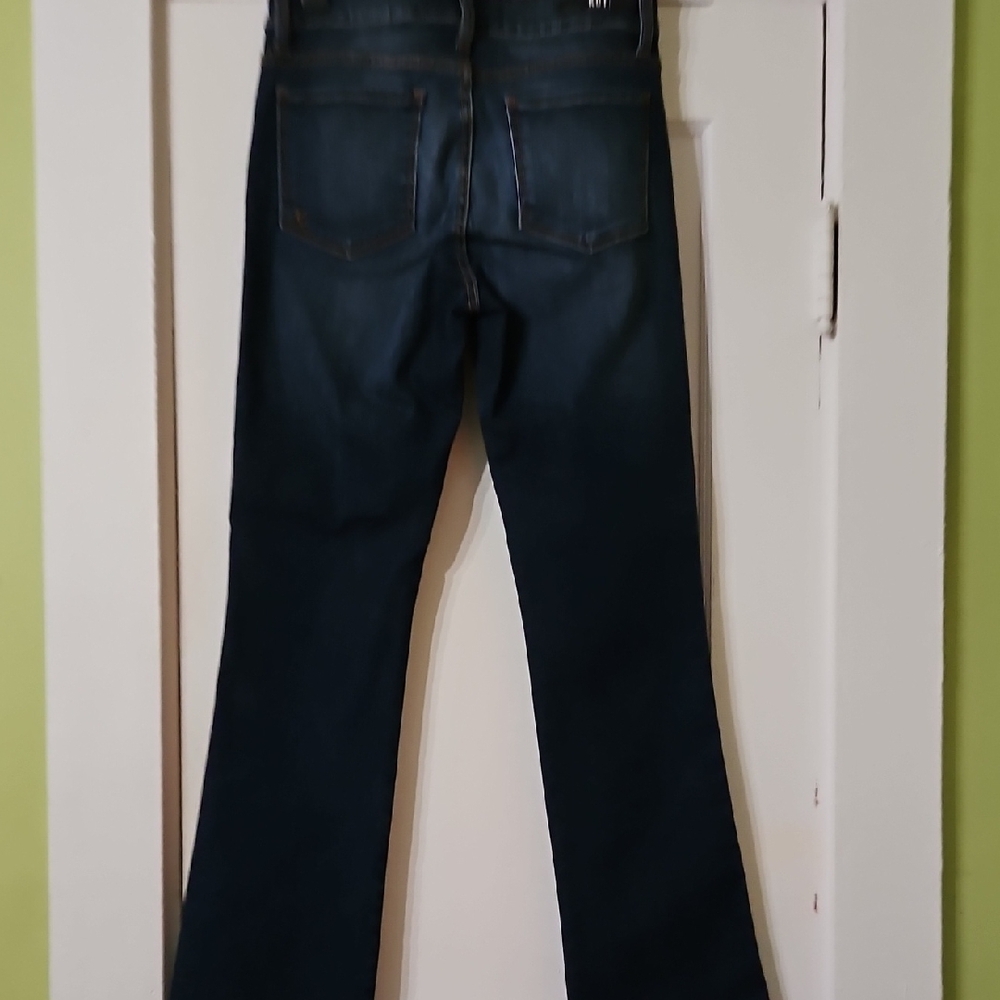 Kut from the Kloth Women's Indigo Straight Leg Jeans - Picture 4 of 8